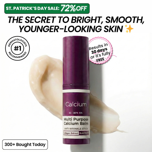 Calcium Balm for Wrinkles, Fine Lines, And Tired Creases Naturally