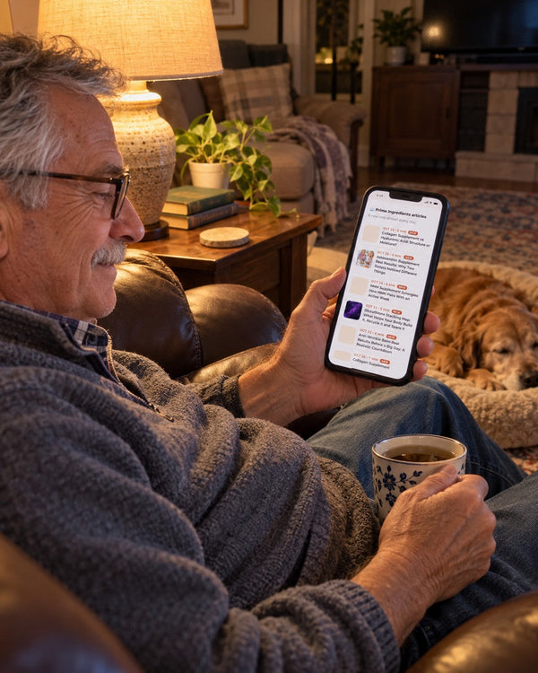 Evening read in the app