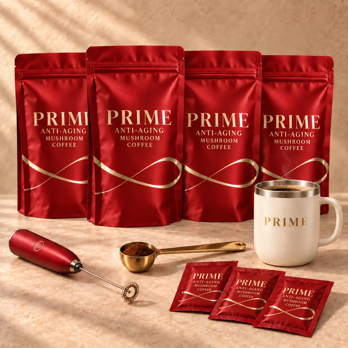 Prime Anti-Aging Mushroom Coffee