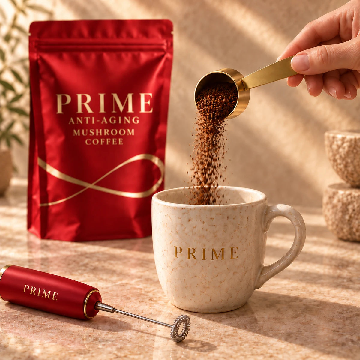Prime Anti-Aging Mushroom Coffee